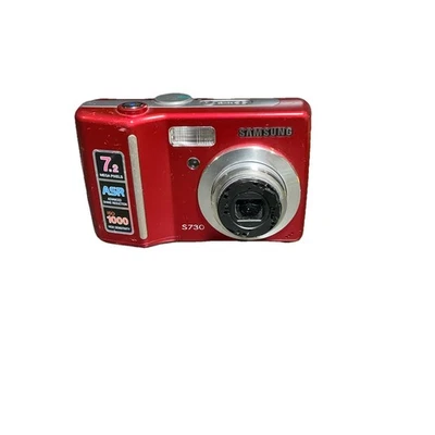 Cámara digital Samsung Digimax S730 7,2 MP - roja Foto 1 de 2