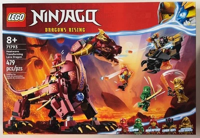 Lego 71793 Ninjago Heatwave Transforming Lava Dragon - New / Sealed / RETIRED - Image 1 of 4