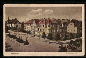 Saarlouis, Ansichtskarte, Straßeneck am Hohenzollernring  - Picture 1 of 2