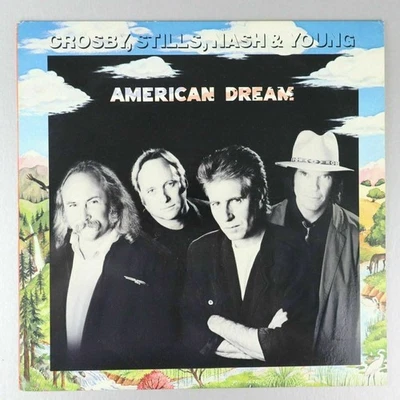 Crosby Stills Nash & Young American Dream PROMO Vinyl Record LP 1988 Atlantic Foto 1 de 4