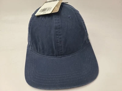 Gorra ajustable con logotipo lateral Carhartt algodón ropa de trabajo informal papá hombres mujeres azul Foto 1 de 4
