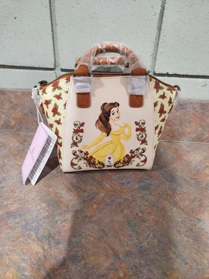 Mini Bolso Cartera Floral Loungefly Disney La Bella y la Bestia Bella Foto 1 de 3