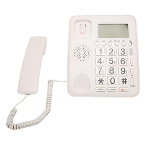 Biurko Telefon dzwoniący ID Pionowy stały zestaw głośnomówiący Połączenie przewodowe Telefon stacjonarny CB - Zdjęcie 1 z 24