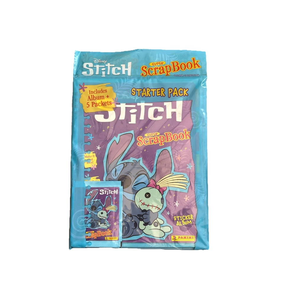Panini Disney Stitch Super Scrapbook Collection Starter Pack: Album +25 stickers - Image 1 of 1