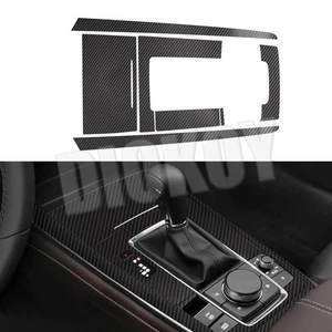 For Mazda CX30 CX-30 2020-2025 Carbon Fiber Gear Shift Panel Cover Trim Sticker - Picture 1 of 6
