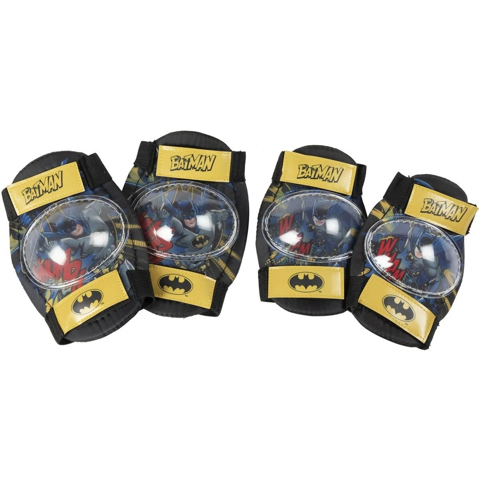 Kit Coderas y Rodilleras Batman CZ10957 Negro/Amarillo - Imagen 1 de 2