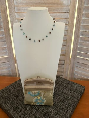 Honora Multicolor 6mm Perla Cultivada 17” Collar Flotante Cierre Acero Inoxidable Foto 1 de 4