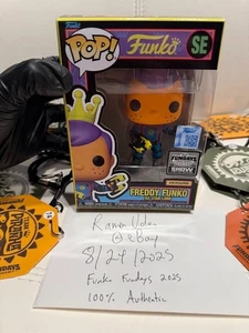Funko Fundays 2025 Freddy as Star-Lord Blacklight SE BL Marvel MCU 250 PCS LE - Picture 1 of 6