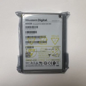 WD Ultrastar DC SS530 400GB SAS 12Gb/s SSD P/N: 0P40357 Model: WUSTR6440ASS204 - Picture 1 of 1