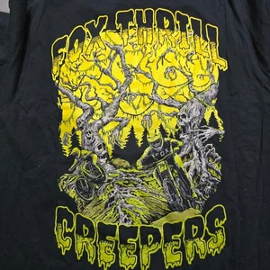 Fox Racing Tee Shirt Herren XL Grafik T-Shirt schwarz Thrillest Creepers Crew - Bild 1 von 6