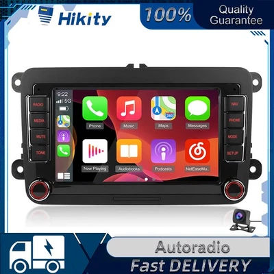 7" 2+64GB Carplay Android 15 Autoradio GPS Navi Für VW Passat GOLF 5 6 Polo +KAM - Bild 1 von 4