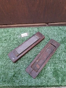 Vintage Oil Sharpening Stone, Wooden Box & lid. Old Tool (#653) - Picture 1 of 9
