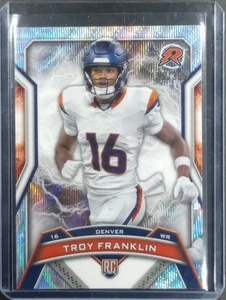 2024 Topps Resurgence Troy Franklin Rookie #127 refractor RC/399 - Imagen 1 de 3