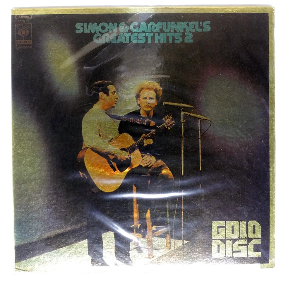 SIMON & GARFUNKEL ВЕЛИЧАЙШИЕ ХИТЫ 2 ЗОЛОТОЙ ДИСК CBS SOPN10 Японии виниловая пластинка - Изображение 1 из 1