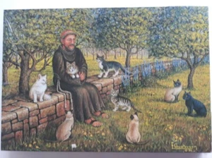 Franciscan Missions Francis & The Animals Jigsaw Puzzle 500 Pieces NEW SEALED - Picture 1 of 3