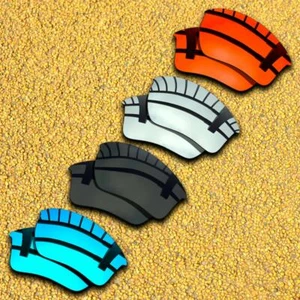 4 Pairs Lenses Replacement for-Oakley Half Jacket 2.0 XL-Black&Silver&Blue&Red - Picture 1 of 9