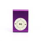 Sleek And Portable Mp3 Player Mini Clip Design Compatible With 32gb Sd Tf Card