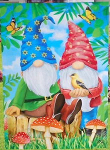 "Zwerg süßer Zwerg"" dekorative Frühlingshausflagge 40""h x 28""w" - Bild 1 von 7