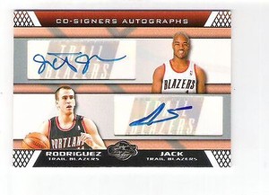 07-08 Co-Signers Dual Autographs S.Rodriguez/J.Jack E A