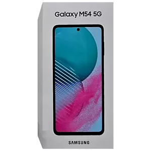 Samsung Galaxy M54 5G Silver 128GB + 8GB Dual-SIM Unlocked GSM NEW - Picture 1 of 1