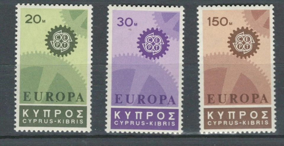 LOTE DE SELOS CONJUNTO MNH CHIPRE EUROPA COMUNIDADE BRITÂNICA EUROPA (CYP 424) - Imagem 1 de 1