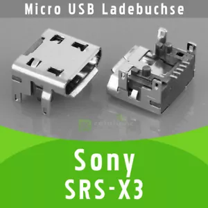 ✅ Sony SRS-X3 Bluetooth Lautsprecher Micro USB DC Buchse Ladebuchse Strombuchse - Afbeelding 1 van 1