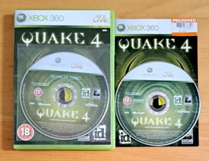 QUAKE 4 XBOX 360 GAME WITH MANUAL INCLUDES QUAKE 2 BONUS DISC QUAKE II - Picture 1 of 1