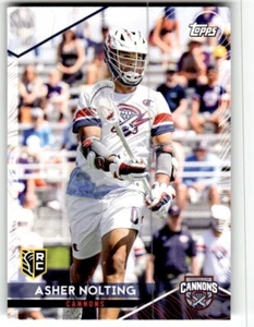 2022 Topps Premier Lacrosse League PLL card ASHER NOLTING 198 NM - Picture 1 of 2