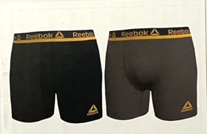 Reebok Legends Collection Luxury Comfort Men's Boxer Briefs 2-Pack Large 36-38 - Picture 1 of 13
