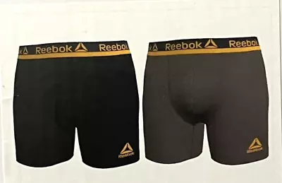 锐步传奇系列豪华舒适男式平角内裤 2 件装大号 36-38 — 第 1/4 张图片