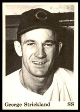 1975 TCMA 1954 CLEVELAND INDIANS - #- GEORGE STRICKLAN CLEVELAND INDIANS