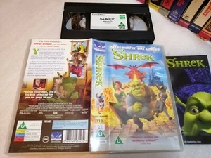 SHREK - Dreamworks Home Entertainment Release - UK Vhs Issue - CARTOON - Picture 1 of 1