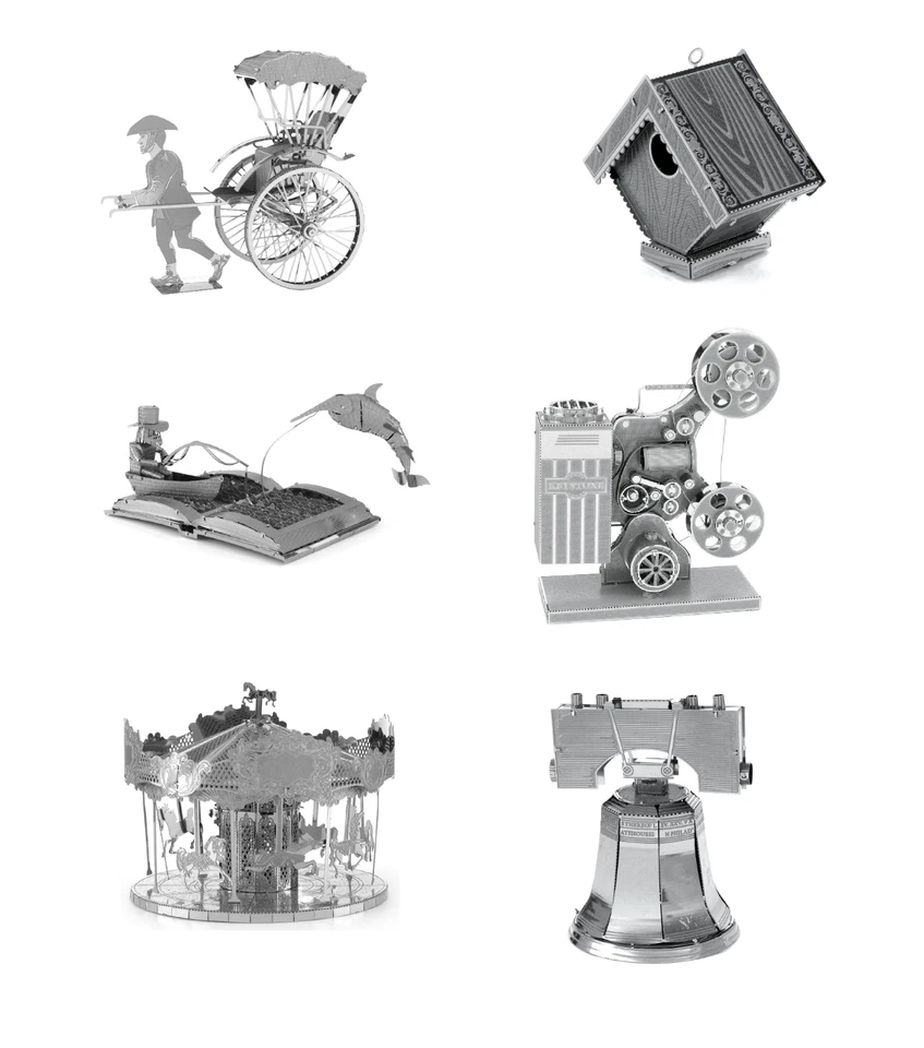 Metal Earth Fascinations Miscellaneous 3D Metall Puzzle, mehrere Angebote