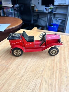 Vintage Magic Square MS 93 Made in Japan Wind Up Tin Litografia Modello T - Giocattolo Jalopy - Foto 1 di 11