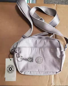 Kipling Jona Crossbody Bag Gray Gris - Picture 1 of 2