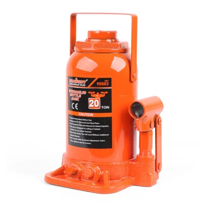 20-Ton Hydraulic Bottle Jack Heavy Duty Car Lifter with Safety Valve 4WD Truck - image 1 of 4