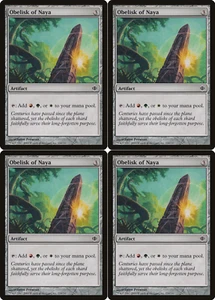 Obelisk of Naya X4 Shards of Alara Playset MTG Magic the Gathering 2Fire Games - Picture 1 of 1