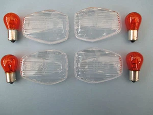 KIT LENTI INDICATORE CHIARO HONDA CBR600F CBR600RR CBR125 CBF CB1300 LENTI X 4 - Foto 1 di 3
