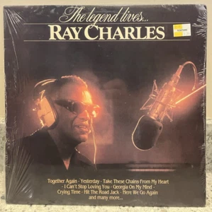 Ray Charles – The Legend Lives ; 1981 LP FACTORY SEALED - Picture 1 of 2