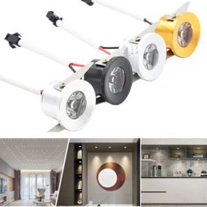 10/20PCS 1W Mini Recessed LED Ceiling Downlight Spot Light Lamp Cabinet 110-240V - Picture 1 of 8