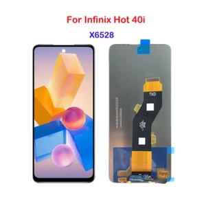 6.56" For Infinix Hot 40i X6528 LCD Display Touch Screen Digitizer with Frame - Picture 1 of 3