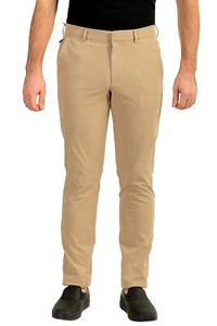 Hugo Boss Men's "Kaito1-Trave2" Beige Flat Front Casual Pants US 32R IT 48 - Picture 1 of 5