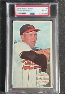 1964 Topps Giants #50 Brooks Robinson PSA EX-MT 6 ORIOLES HOF - Bild 1 von 10