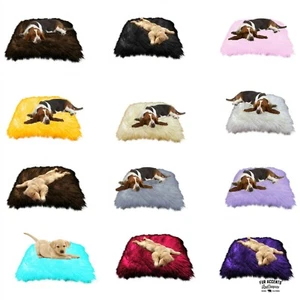 Soft Padded Faux Fur Dog Bed, Cat Bed, Pet Mat, 12 Colors by Dognappers, USA   - Picture 1 of 12