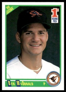 1990 Score 680 Ben McDonald   Baltimore Orioles  FRDP, RC Baseball Card
