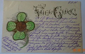 Ansichtskarte Motiv Geld & Münzen Deutsches Reich 1901 U86 - Bild 1 von 2
