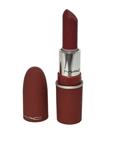 Mac Powder Kiss Lipstick Mini Up Devoted Chili - Picture 1 of 2