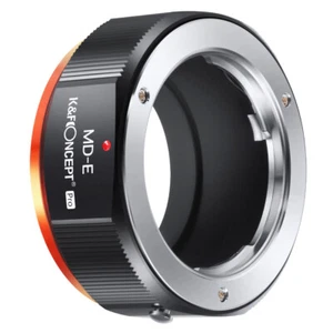 K&F High Precision Adapter for Minolta MD MC Mount Lens to Sony E NEX-5R A9 A300 - Picture 1 of 9