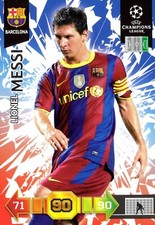 2010/2011 Panini Adrenalyn XL UEFA Champions League (10/11) - #29 Lionel Messi