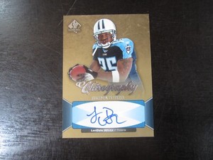 2006 SP Authentic Chirography Signature # CH-LW LenDale White Autograph Signed